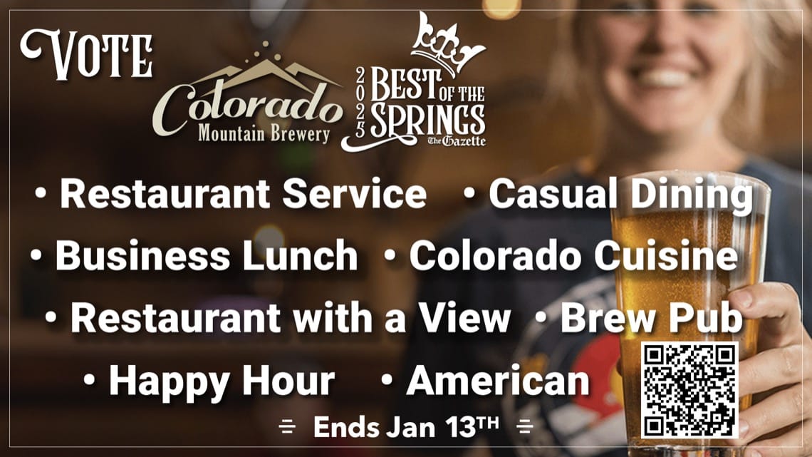 Colorado Mountain Brewery | Vote for us in the Best of the Springs